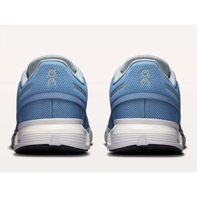 ON Cloud 6 Damen Chambray White