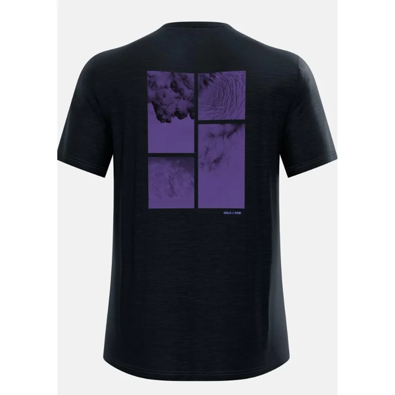 odlo Odlo x POW Collective Voices T-Shirt aus Merinomix - black melange