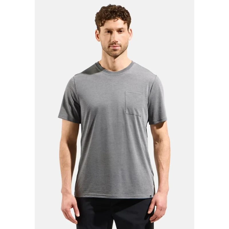 odlo Essentials T-Shirt mit Naturfasern - grey melange