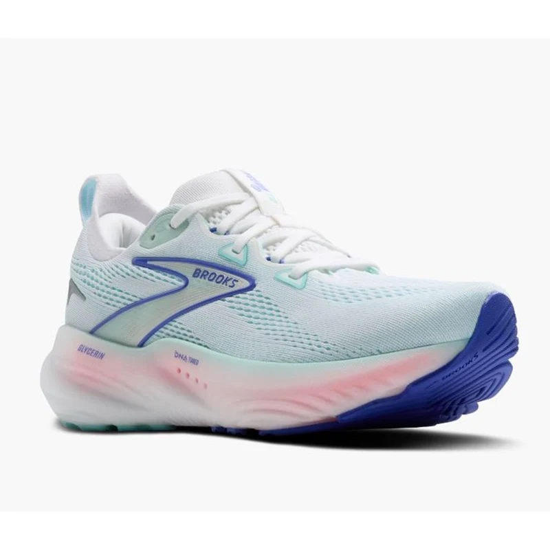 Brooks Glycerin 22 Women white limpet shell amparo blue