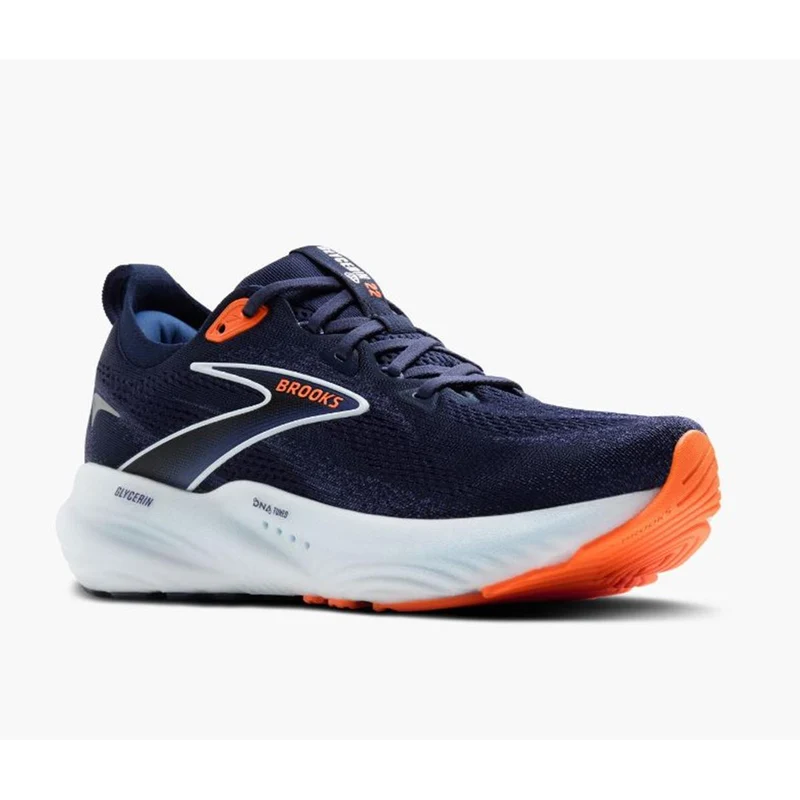 Brooks Glycerin 22 Men peacoat blue ribbon orange