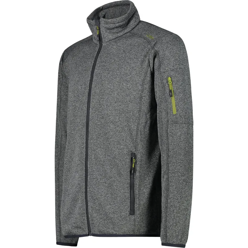 CMP MAN JACKET Herren Fleecejacke SAGE-ANTRACITE