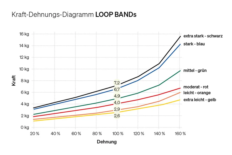 BLACKROLL Fitnessband Loop Band blau – stark & allergikerfreundlich