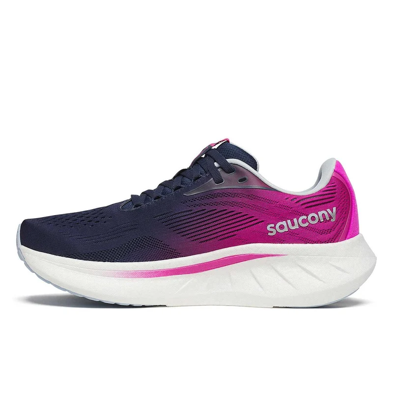 Saucony Ride 18 Women navy fuchsia