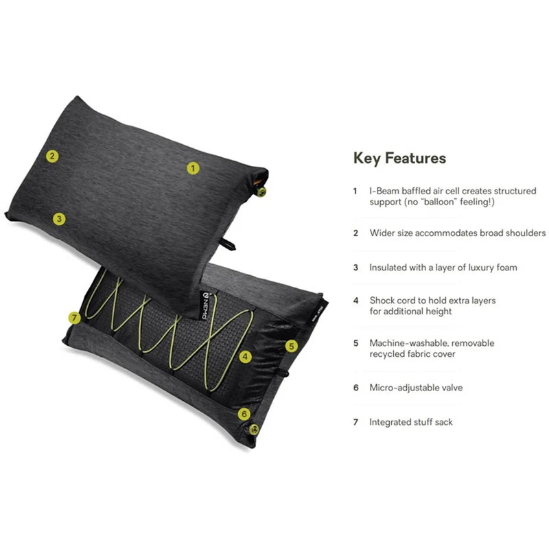 Nemo Fillo Wide Backpacking Camping Pillow