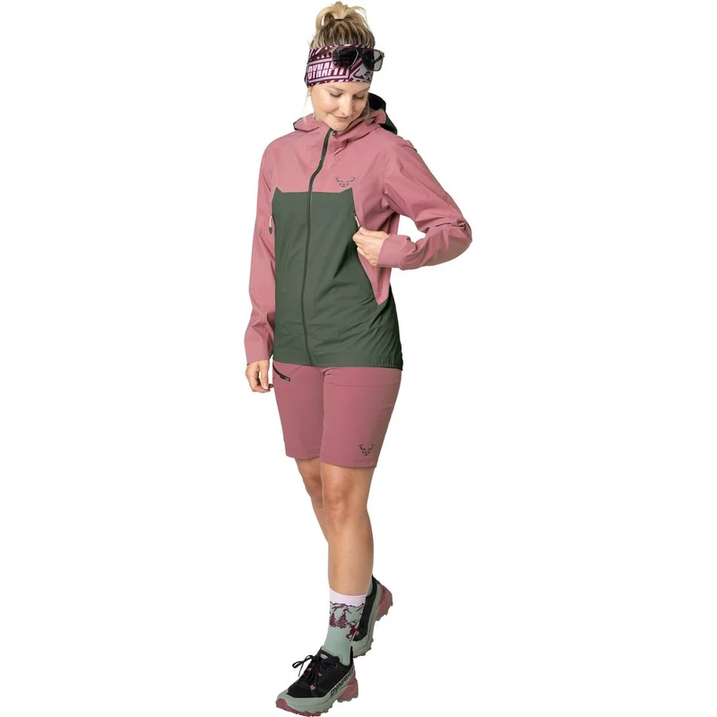 Dynafit Transalper 3L Jkt Damen Hardshelljacke dark rose