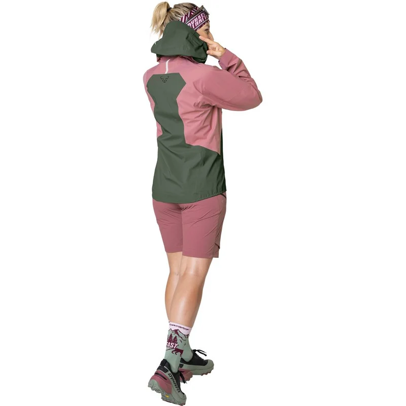 Dynafit Transalper 3L Jkt Damen Hardshelljacke dark rose