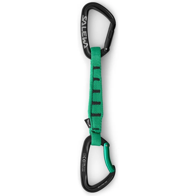 Salewa Ortles Str/bnt 170 QD black irish green Expresskarabiner