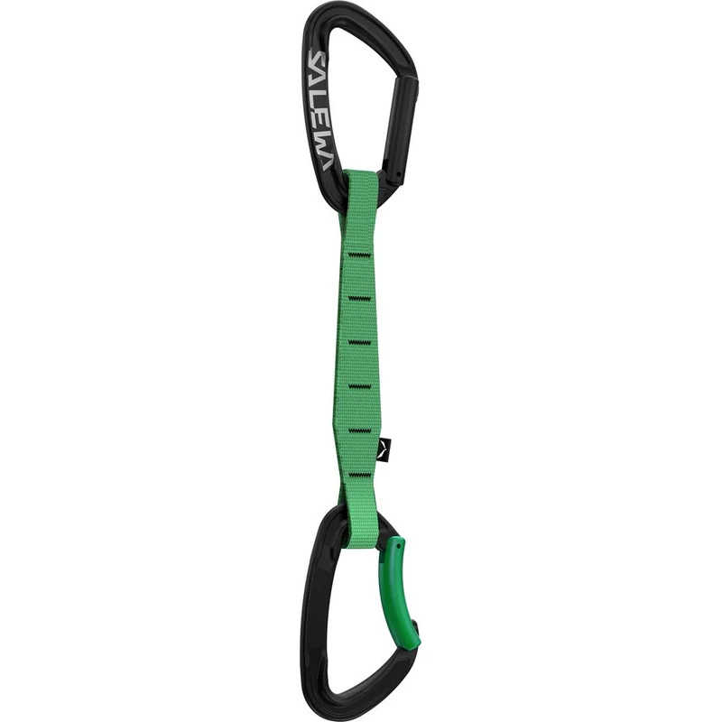 Salewa Ortles Str/bnt 170 QD black irish green Expresskarabiner