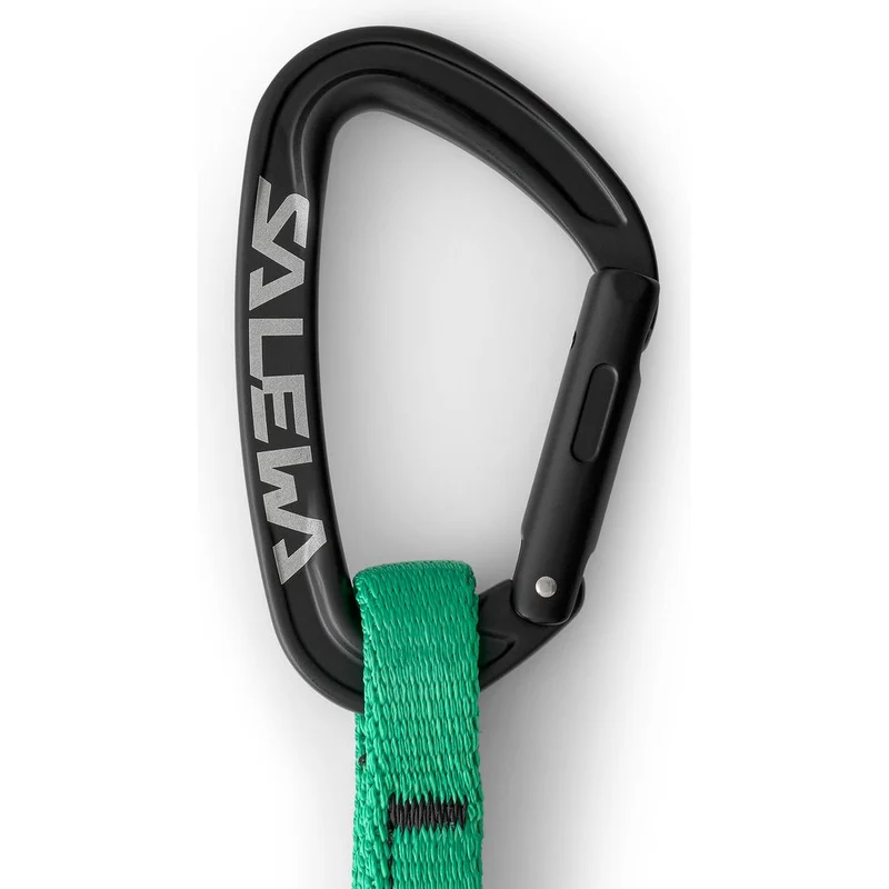 Salewa Ortles Str/bnt 170 QD black irish green Expresskarabiner