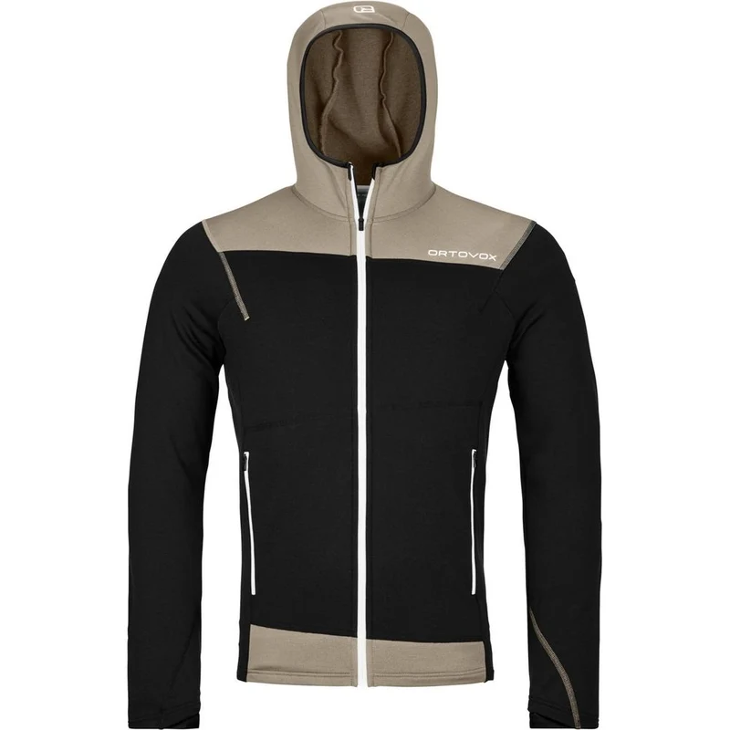 Ortovox Fleece Light Hoody Herren Fleecejacke black raven