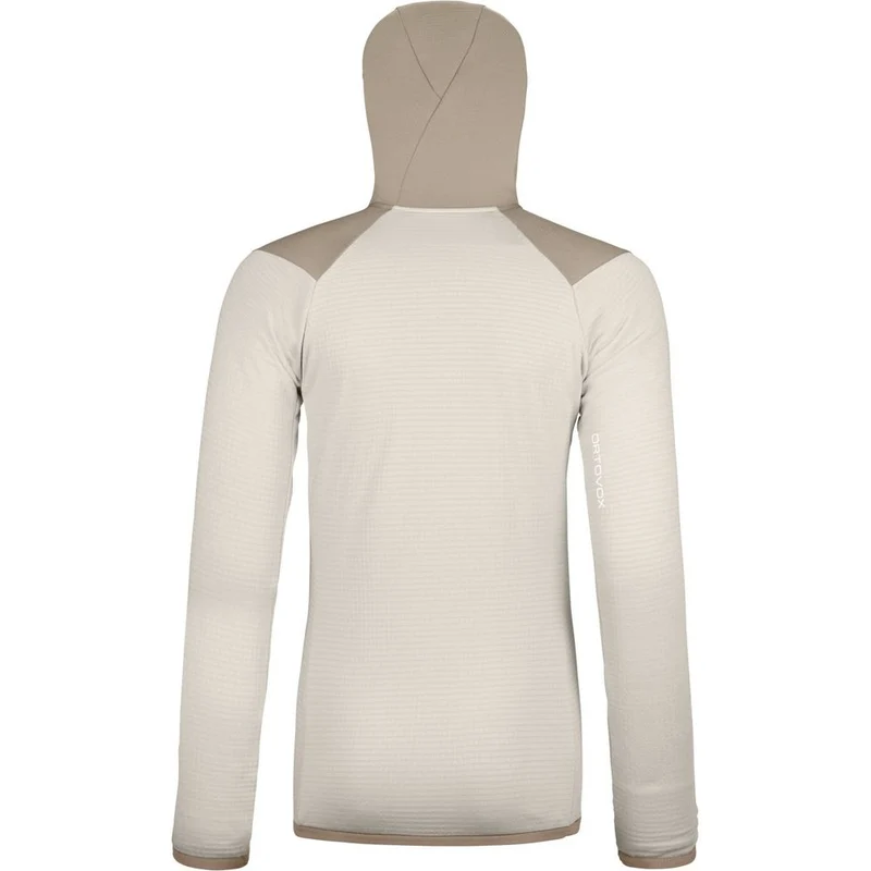 Ortovox Fleece Grid Hoody Damen Fleecejacke white chalk