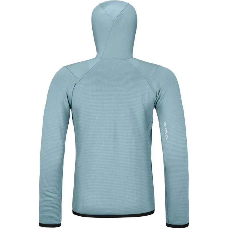 Ortovox Fleece Grid Hoody Herren Fleecejacke glacier grey