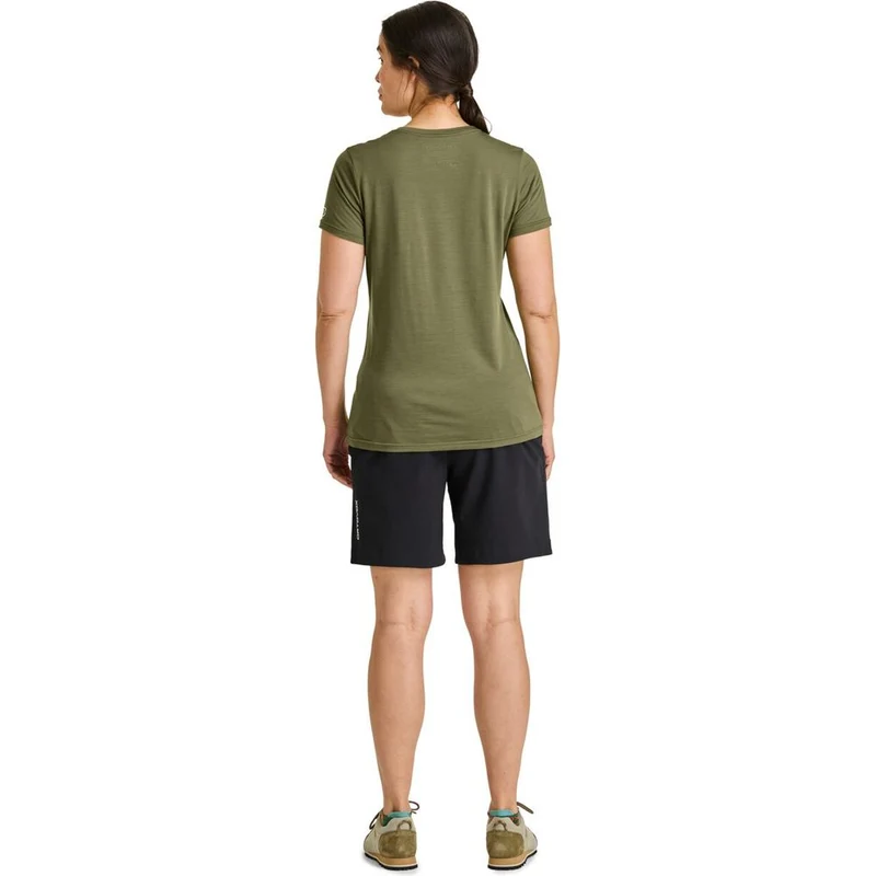 Ortovox 120 Cool Tec Mtn Stripe Damen T-Shirt black raven