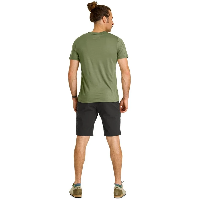 Ortovox 120 Cool Tec Mtn Stripe Herren T-Shirt black raven