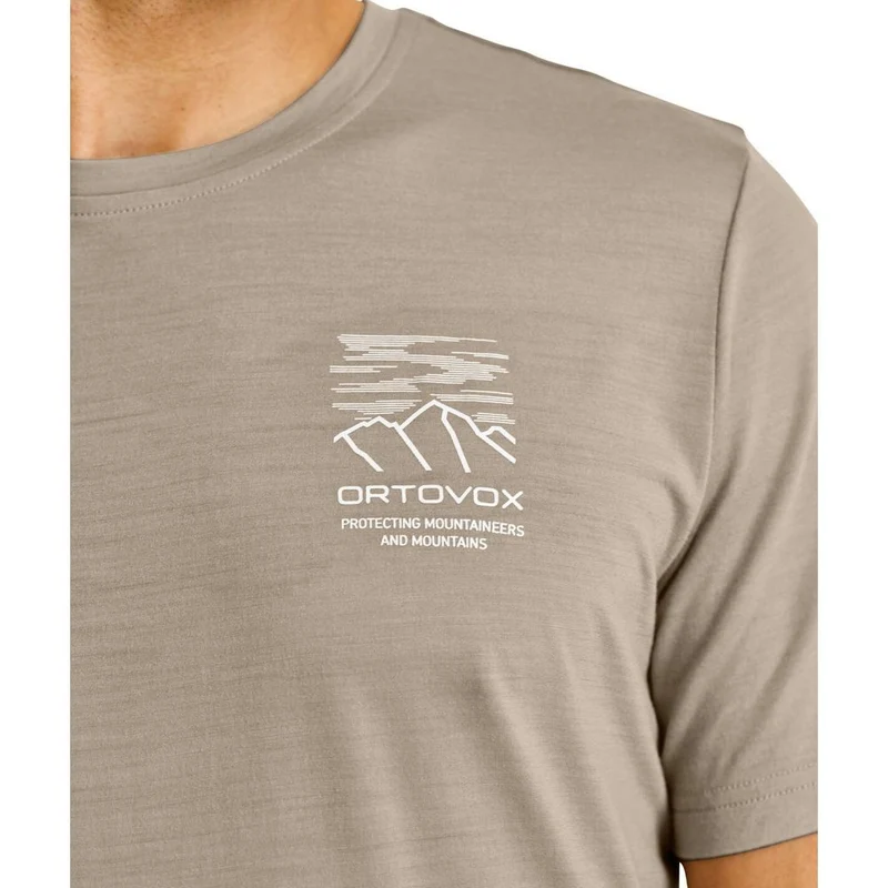 Ortovox 150 Cool Mtn Mission Herren T-Shirt grey sand