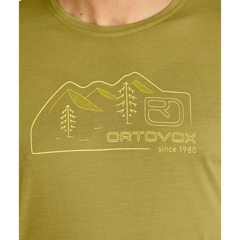Ortovox 150 Cool Vintage Badge Herren T-Shirt deep ocean