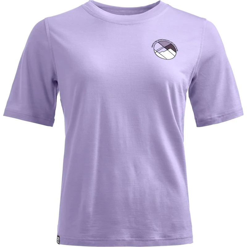 Ortovox 140 Cool Round Landscape Damen T-Shirt lush lavender