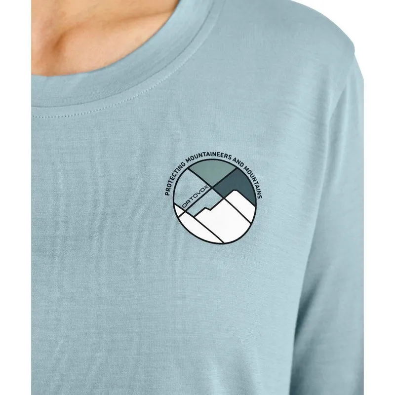 Ortovox 140 Cool Round Landscape Damen T-Shirt lush lavender