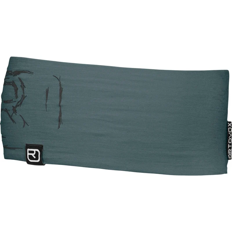 Ortovox 120 Tec Logo Headband Herren Stirnband dark arctic grey