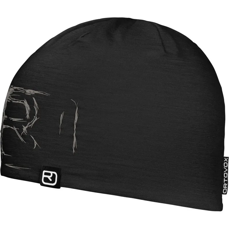 Ortovox 120 Tec Logo Beanie Herren Mütze black raven