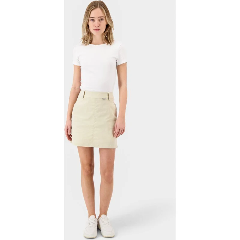 Didriksons Liva Wns Damen Rock light beige