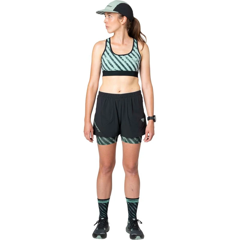 Dynafit Alpine Graphic Bra Damen Sport-BH jadelite