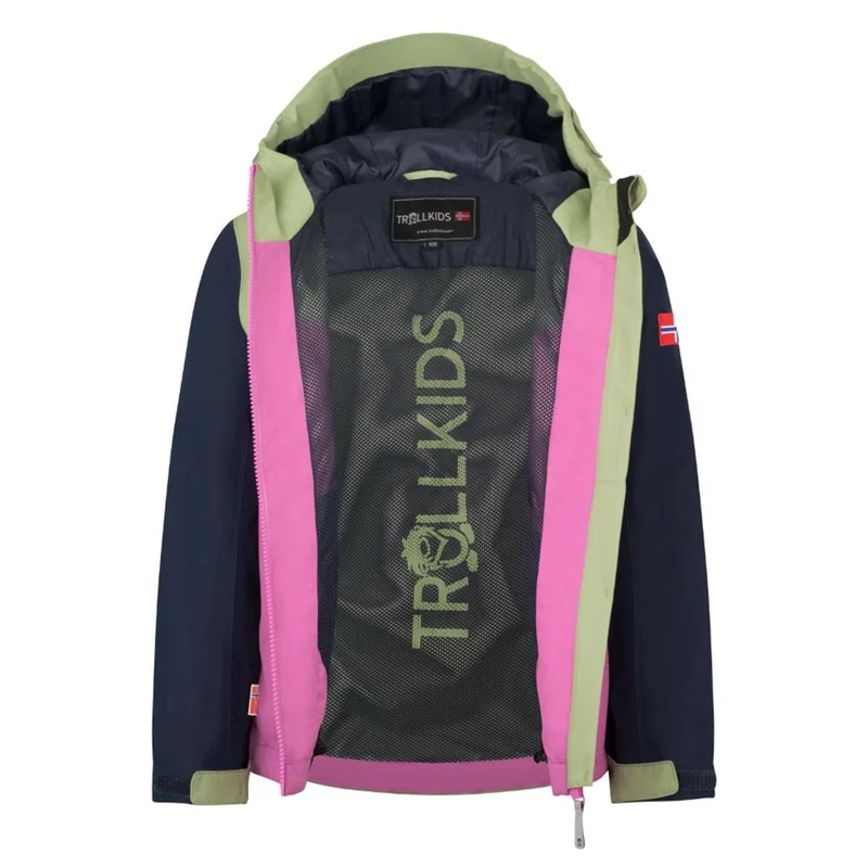 Trollkids- Kids Telemark Jacket - pistacchio green - Kinder