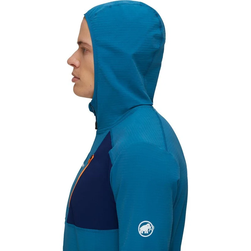 Mammut Herren Funktionsjacke Madris Light Ml Hooded Jacket Men deep ice Midlayer