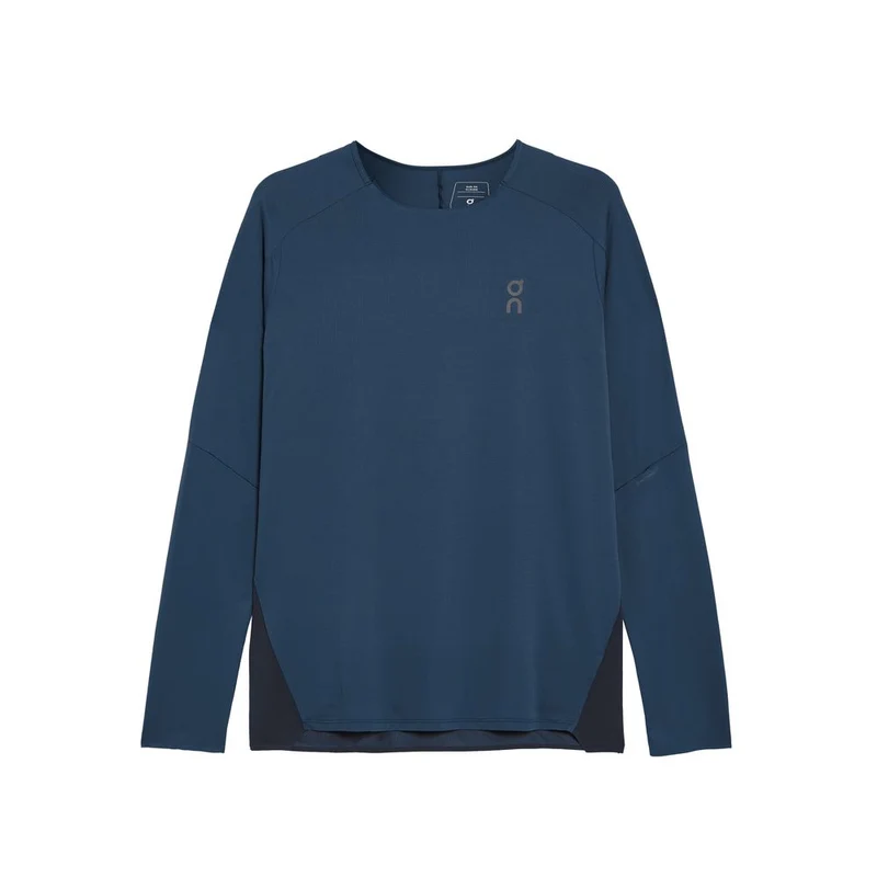 On Performance Long-T Herren Langarmshirt denim navy