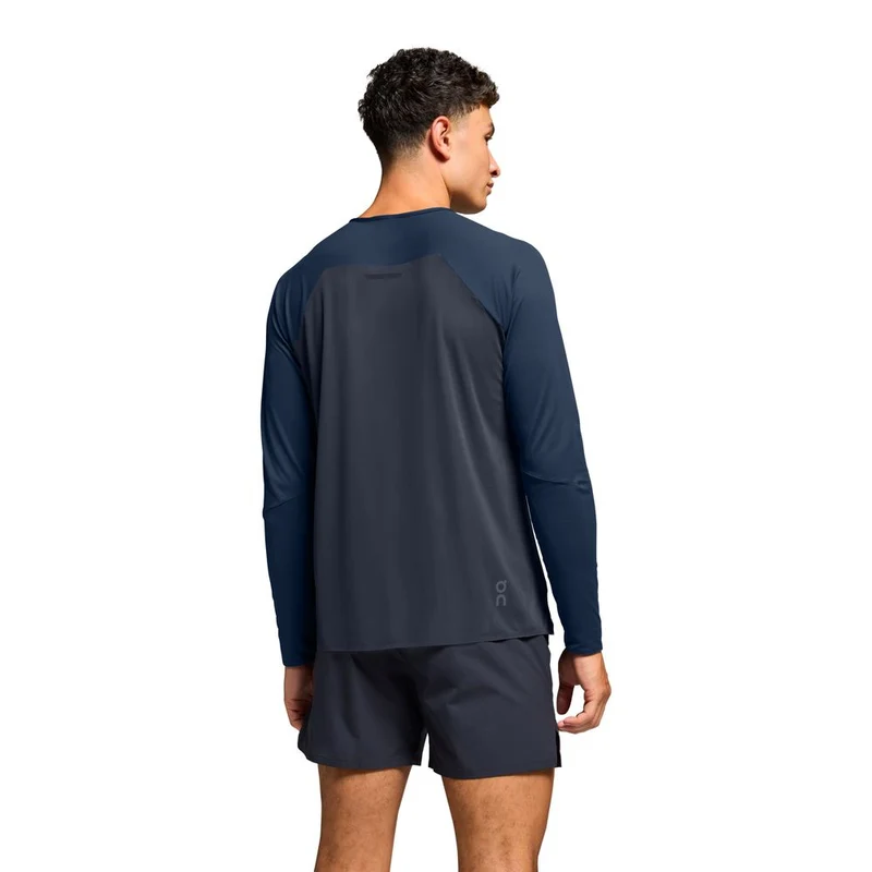 On Performance Long-T Herren Langarmshirt denim navy
