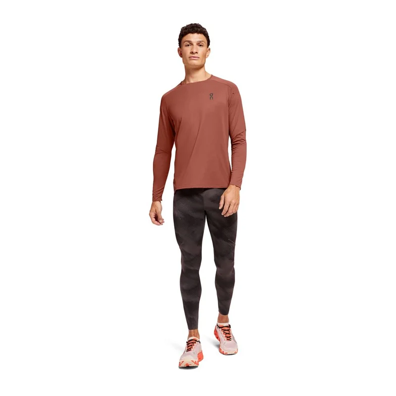 On Performance Long-T Herren Langarmshirt auburn ruby