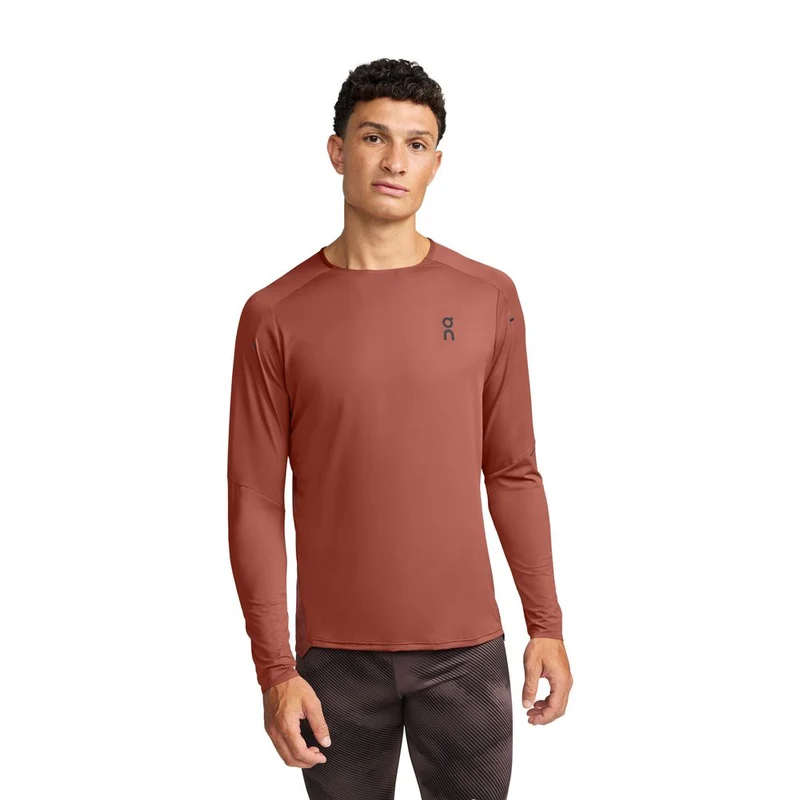 On Performance Long-T Herren Langarmshirt auburn ruby