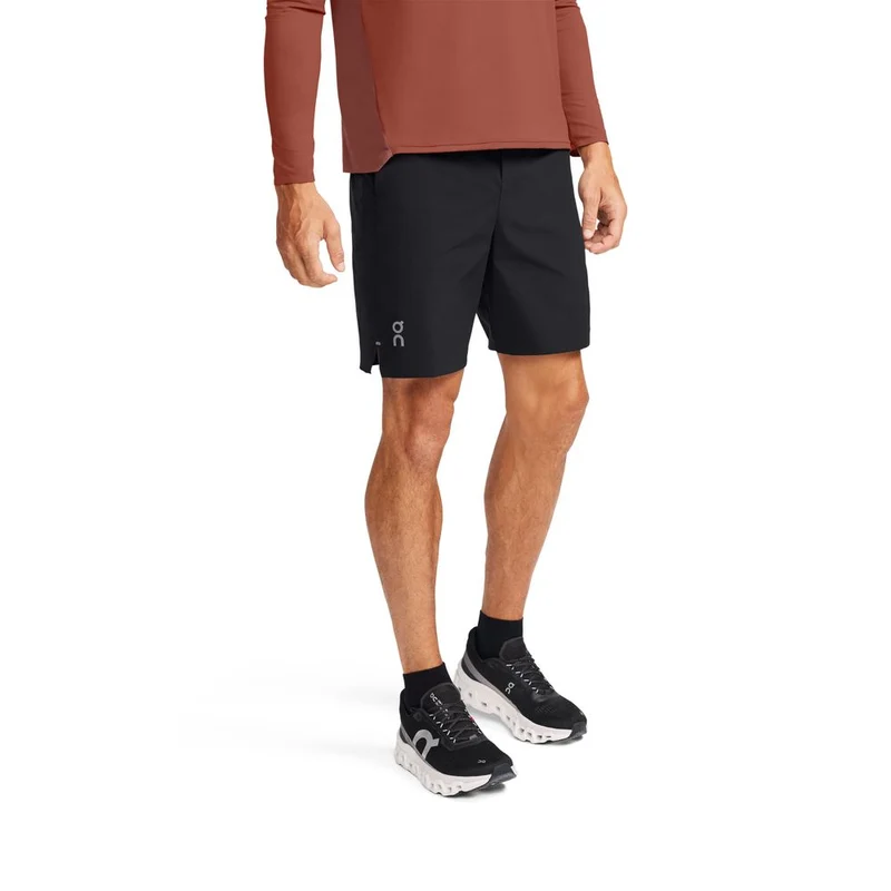 On Performance Hybrid Short black Laufhose