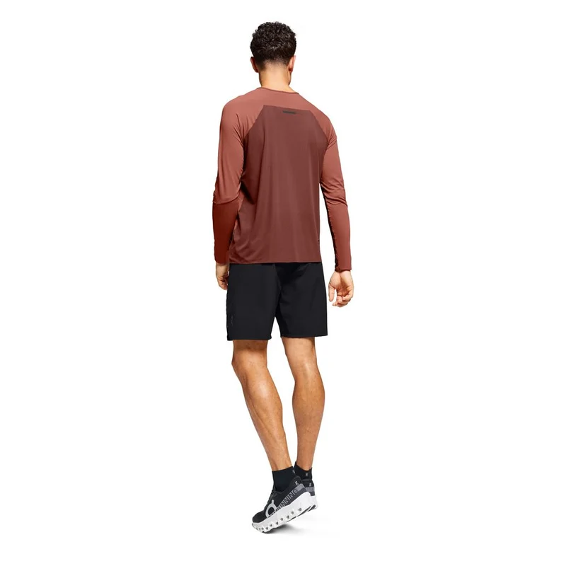 On Performance Hybrid Short black Laufhose