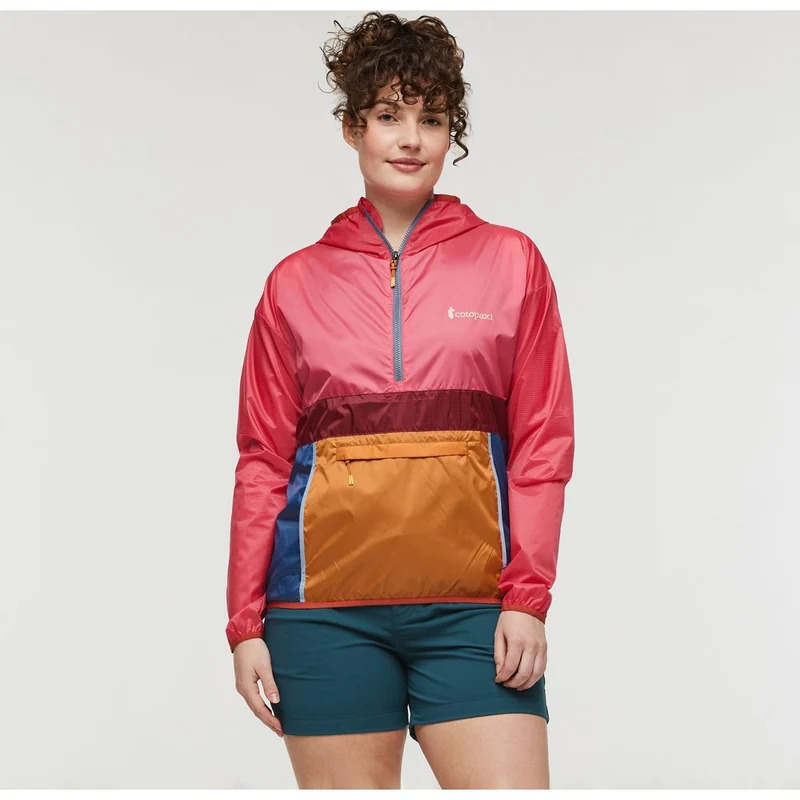 Cotopaxi Teca Half-zip Damen Windjacke floor is lava