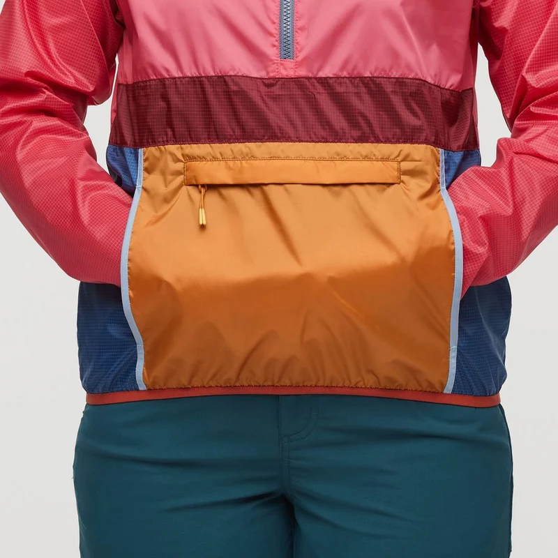 Cotopaxi Teca Half-zip Damen Windjacke floor is lava