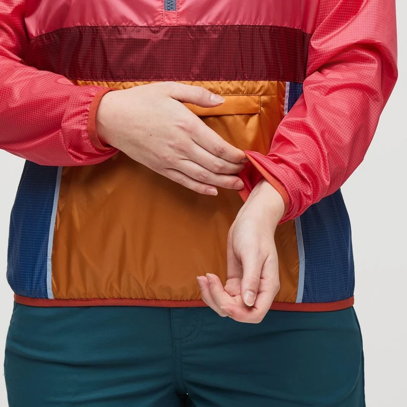 Cotopaxi Teca Half-zip Damen Windjacke floor is lava
