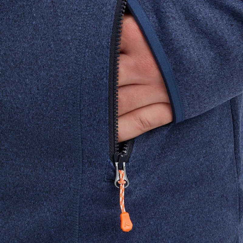 McKinley Roto IV Herren Fleecejacke melange/navy