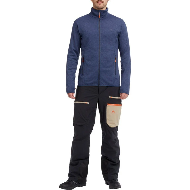 McKinley Roto IV Herren Fleecejacke melange/navy