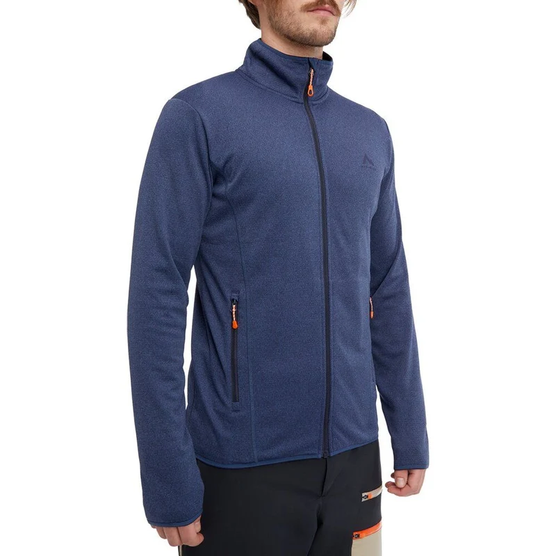 McKinley Roto IV Herren Fleecejacke melange/navy