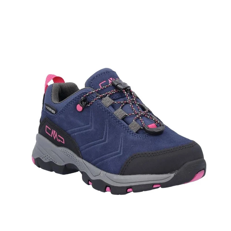 CMP Kids Melnick low Trekking WP blue fuxia (Größe 28 bis 37)