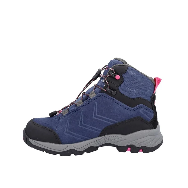 CMP Kids Melnick Mid Trekking WP blue fuxia (Größe 38 bis 41)