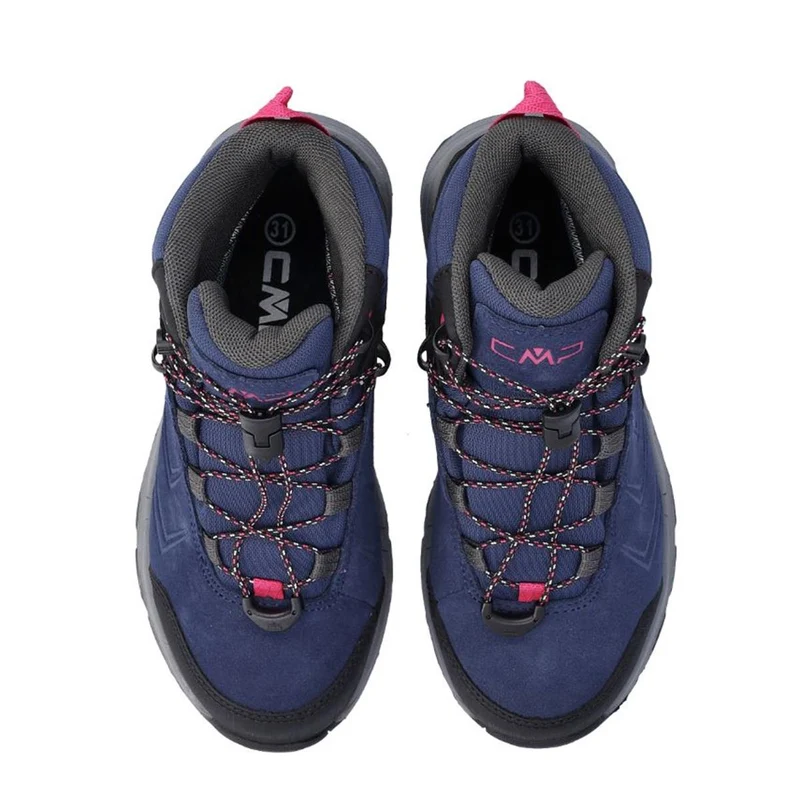 CMP Kids Melnick Mid Trekking WP blue fuxia (Größe 38 bis 41)