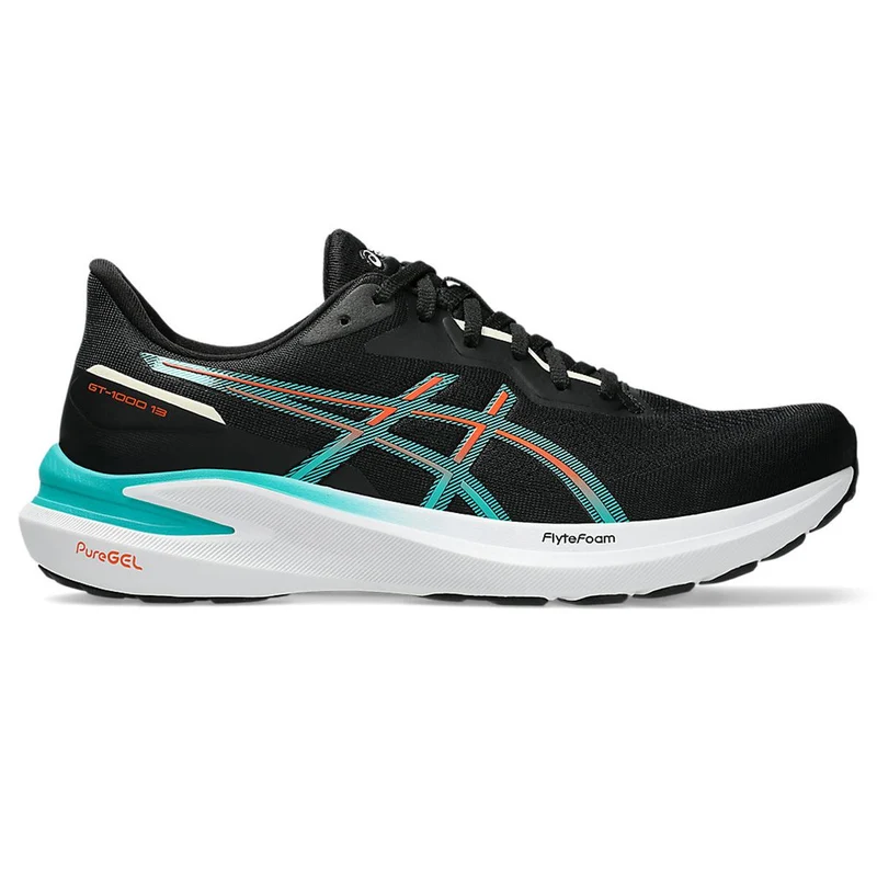 Asics GT-1000 13 Men black wave teal