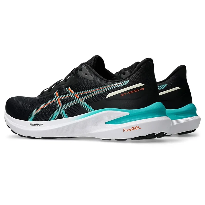Asics GT-1000 13 Men black wave teal