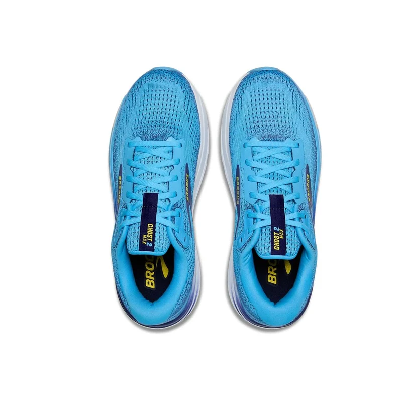 Brooks Ghost Max 2 Herren Laufschuhe Bonnie Blue Ribbon Yellow
