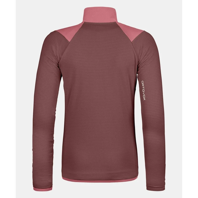 Ortovox Fleece Grid Jacket W mountain rose Damen Fleecejacke