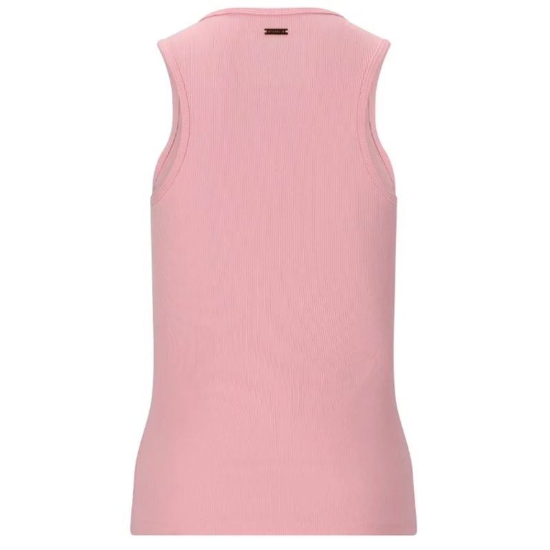 Athlecia - Tinashe Halterneck Rib Top - roseate Spoonbil