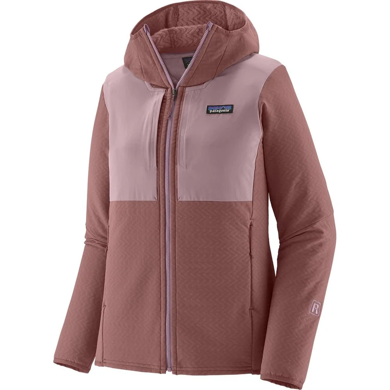 Patagonia W's R2 Crossstrata Hoody dulse mauve